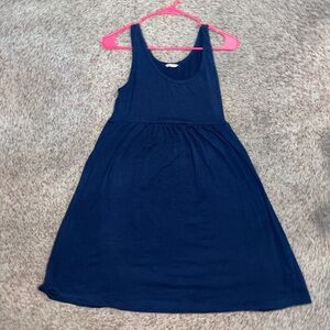 Navy Blue Sleeveless Dress